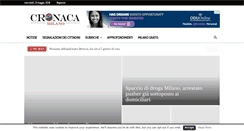 Desktop Screenshot of cronacamilano.it