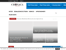 Tablet Screenshot of cronacamilano.it